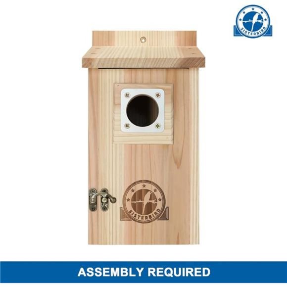Bird Houses for Outside 1-1/2” Entrance Hole Cedar Birdhouses with Metal Guard - Picture 3 of 7